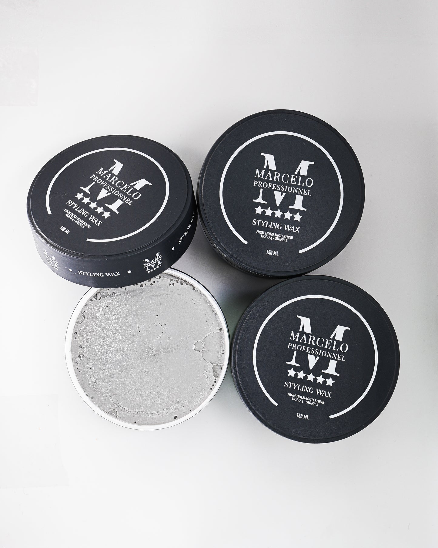Marcelo Styling Wax 150ml - Zusätzliche Haarkontrolle, Super Glänzend, - Unisex-Gebrauch