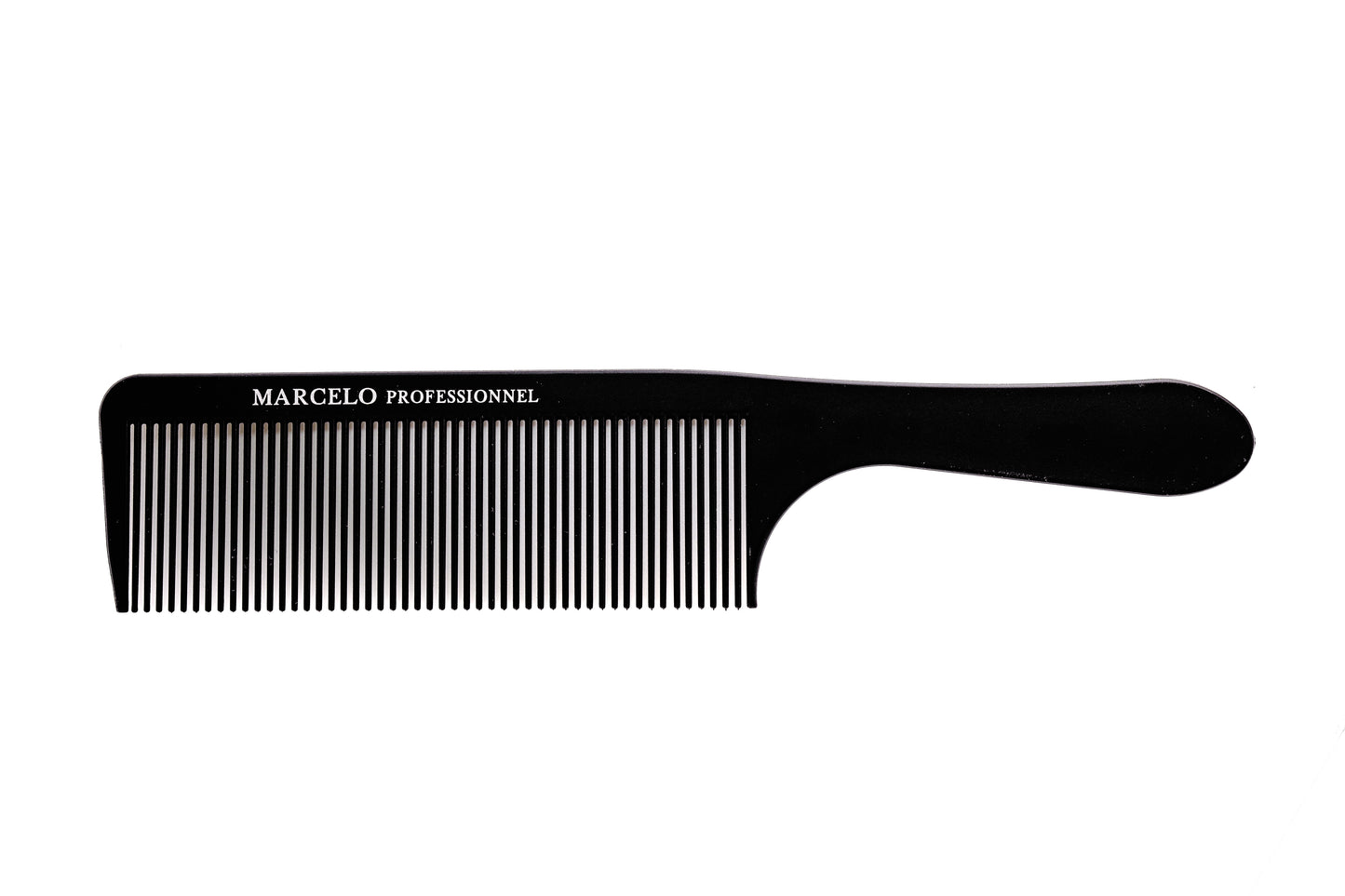 Marcelo 04 Clipper kamm( L21-B 4,5 cm )Griffkamm mit abgeflachtem Kammkörper. Idealer Kamm für die Haarschneidemaschine. Mit integrierter Zentimeterskala.