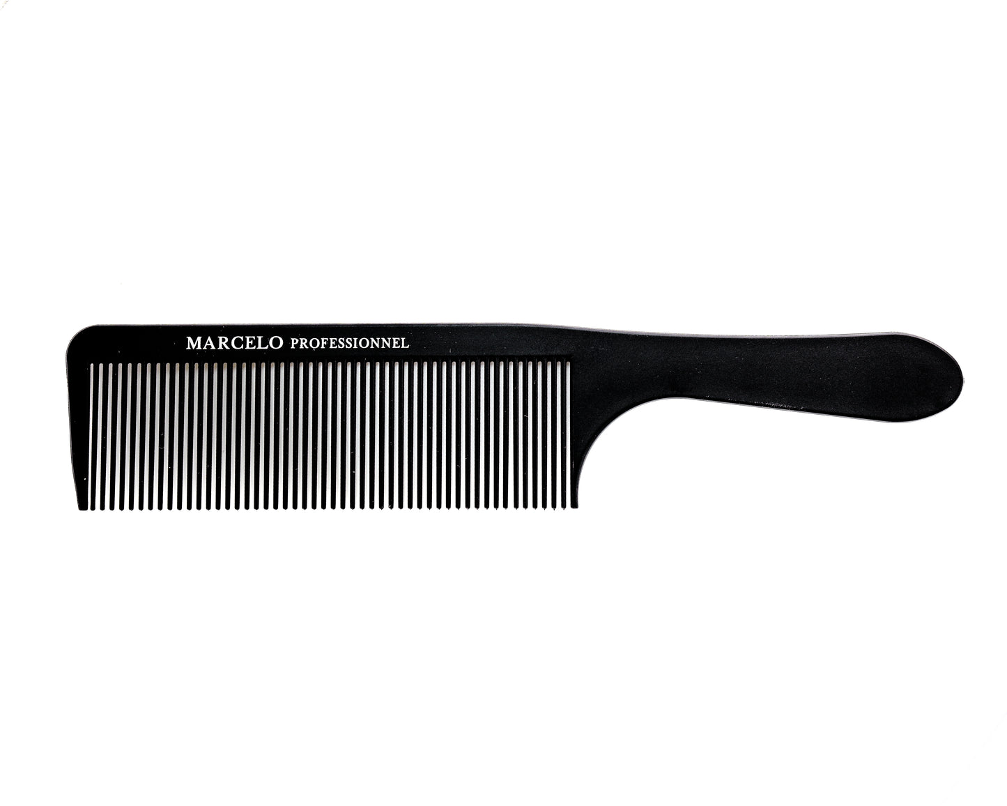 Marcelo 05 Clipperkamm ( L21-B 3,5 cm ) Griffkamm mit abgeflachtem Kammkörper. Idealer Kamm für die Haarschneidemaschine. Mit integrierter Zentimeterskala.