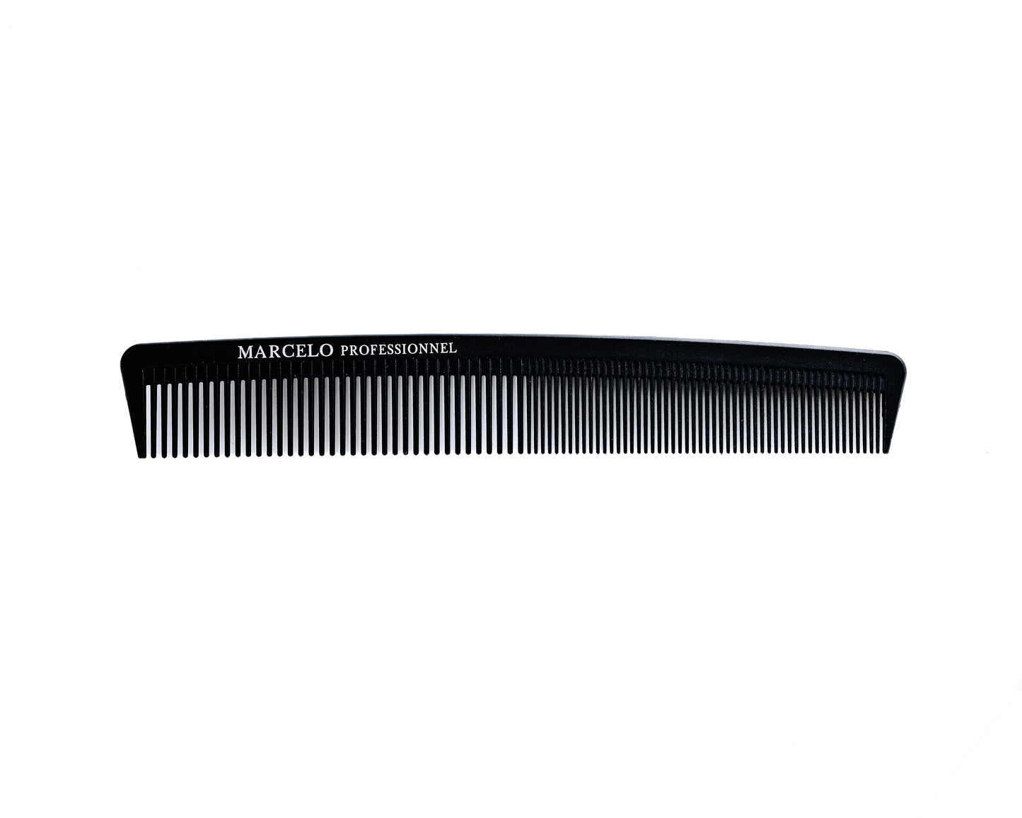 Marcelo 01 Karbon(21cm )Fiber Haar Schneide Kamm Fein- und Standardzahn Haarkamm Antistatische Hitzebeständige Kämme Schwarzes Friseur Styling Kämme für Männer Frauen Haus Salon Haarstyling Pflege