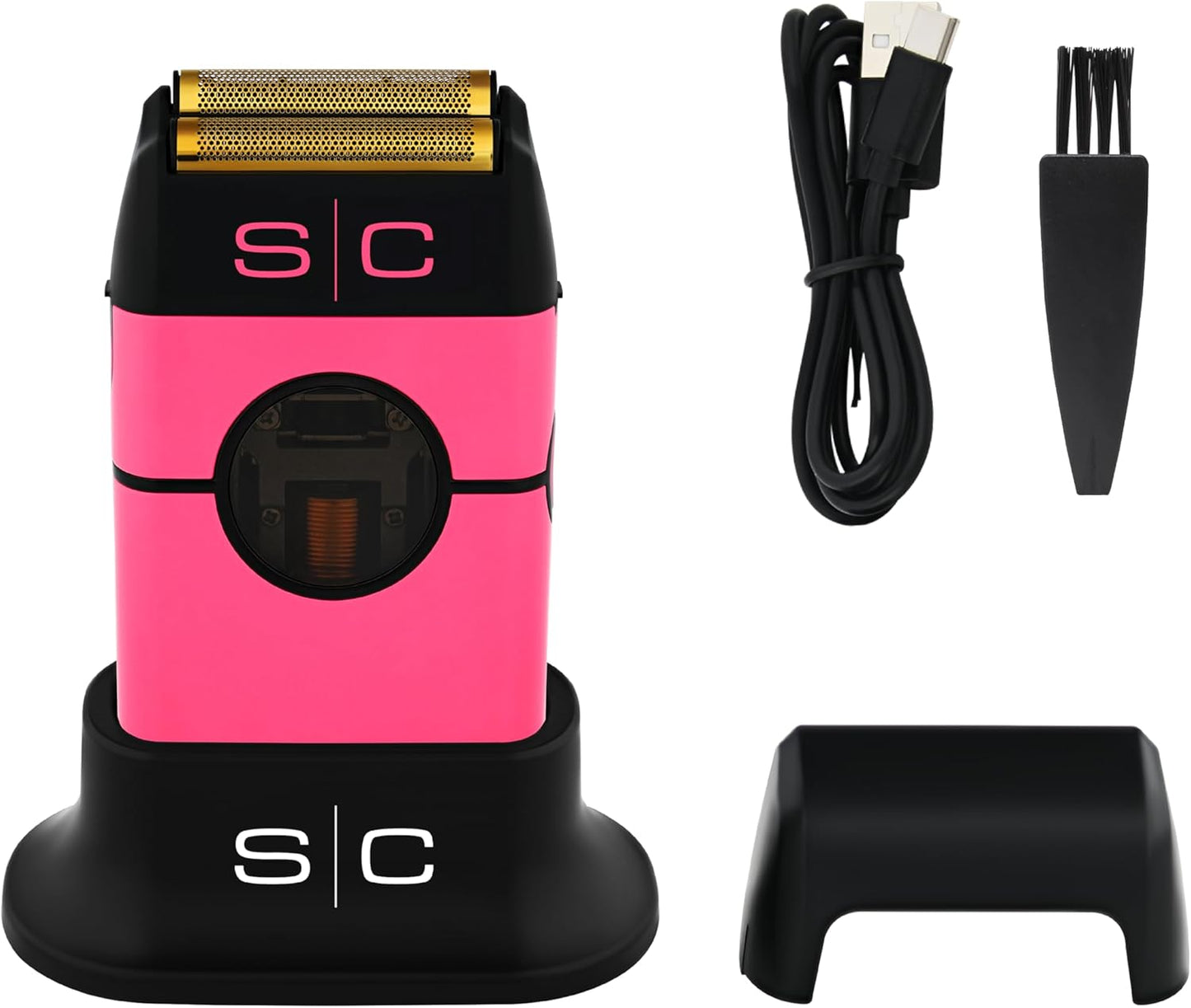 Stylecraft Instinct Doppelfolienrasierer Schwarz/Pink Metal Edition