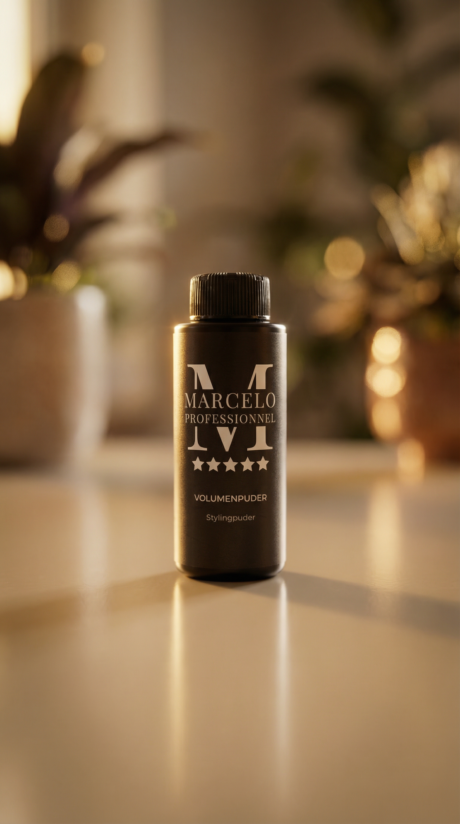 Marcelo professionnel Volumenpuder20g lexibel anwenden lässt und dem Haar Volumen und Struktur mit einem matten Finish verleiht.