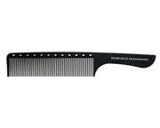 Marcelo 07 Clipperkamm  ( L18-B 2.5 cm ) Griffkamm mit abgeflachtem Kammkörper. Idealer Kamm für die Haarschneidemaschine. Mit integrierter Zentimeterskala.