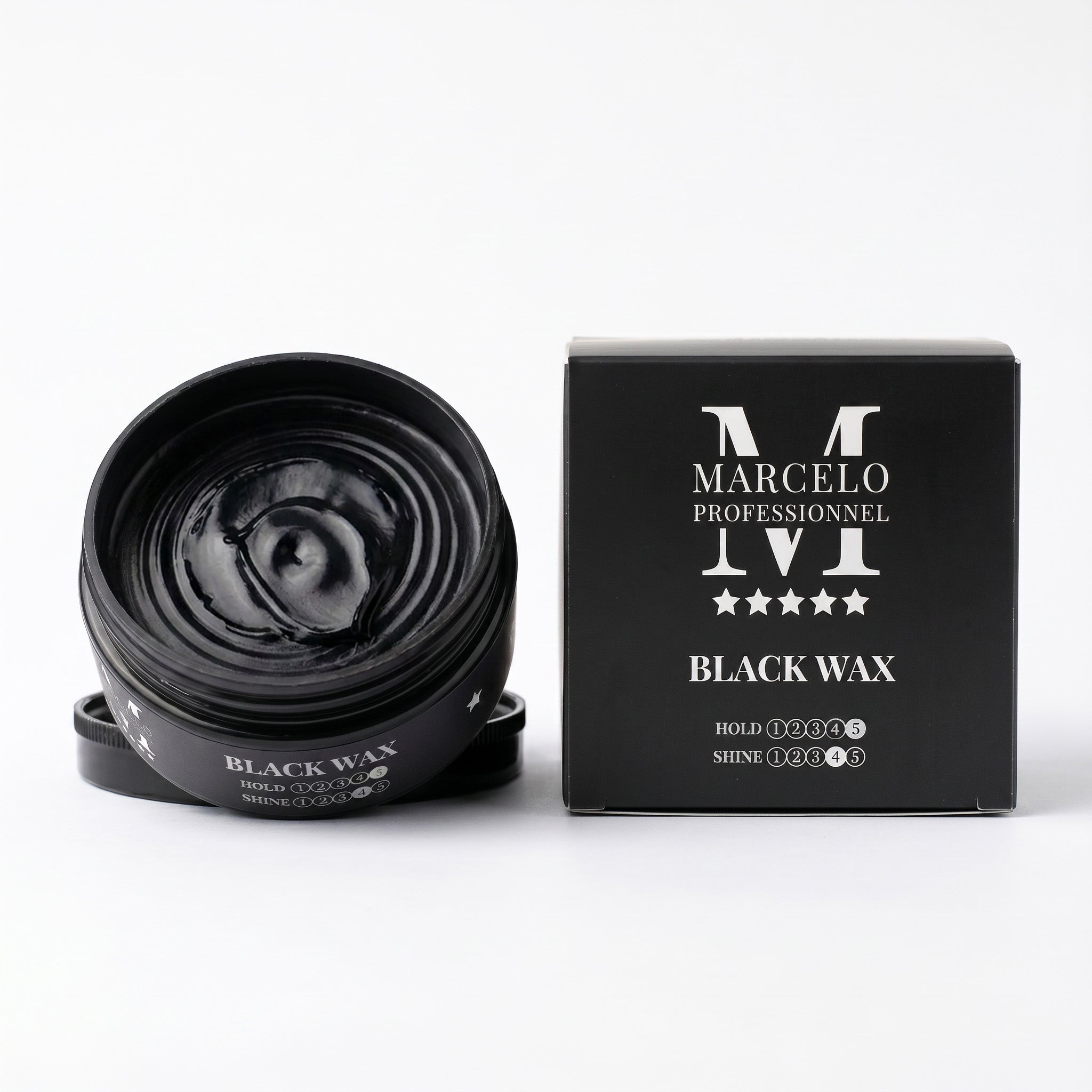 MARCELO BLACK WAX HAARFARBE-WACHS (COLOR HAIR WAX) SCHWARZ 150ml