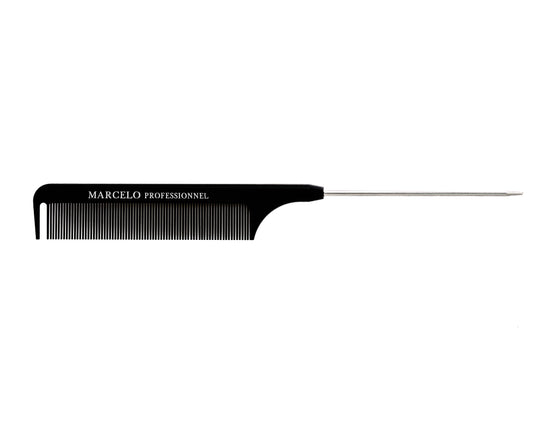 MarceloStielkamm Nr.10 Haarkamm, Kamm Friseur, Carbon Kamm, Kohlefaserkamm, Feiner Haarkamm, Antistatischer Haar Kamm, Hitzebeständig, Hair Comb, Kamm für Frauen und Mann