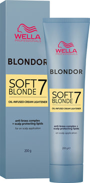 Wella Blondor Soft Blonde 7 Blondierungscreme, 200 g