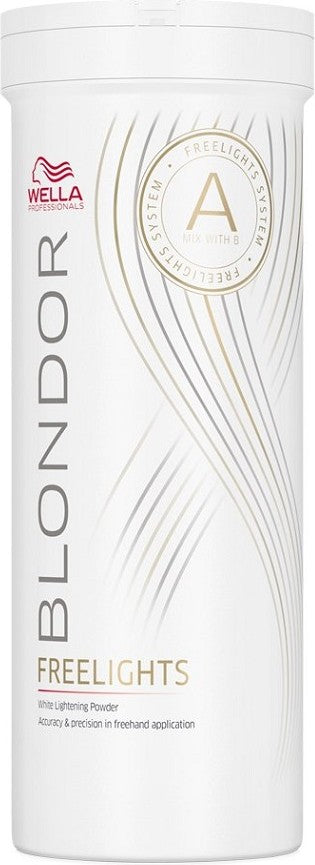 Wella Blondor Freelights Weißes Blondierpulver 400g für freihändige Aufhellungstechniken