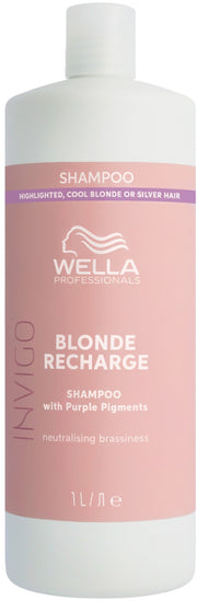 Wella Invigo Blonde Recharge Refreshing Shampoo / Kühl Blond 1000 ml