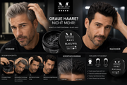 MARCELO BLACK WAX HAARFARBE-WACHS (COLOR HAIR WAX) SCHWARZ 150ml