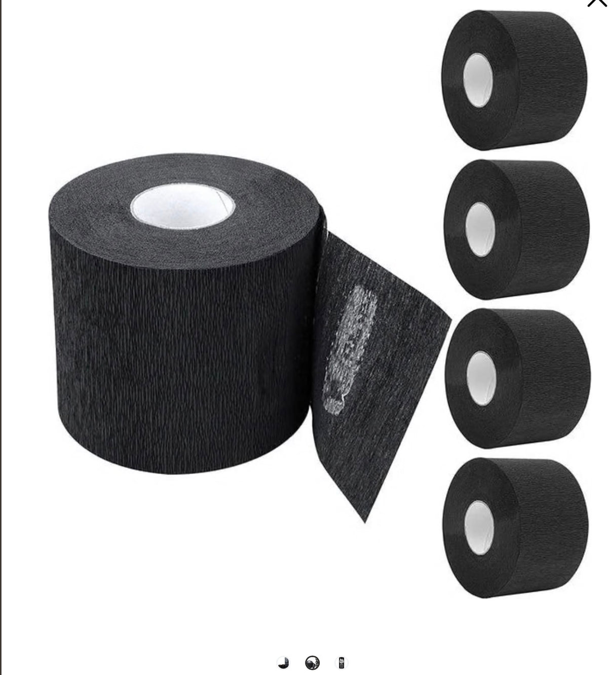 Barber Neck Paper Black