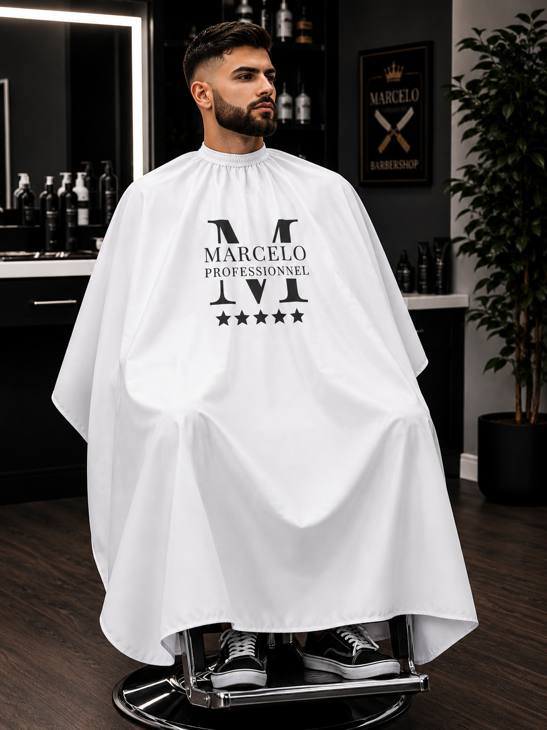 MARCELO PROFESSIONNEL Friseurumhang – Professioneller Salon- & Barberumhang