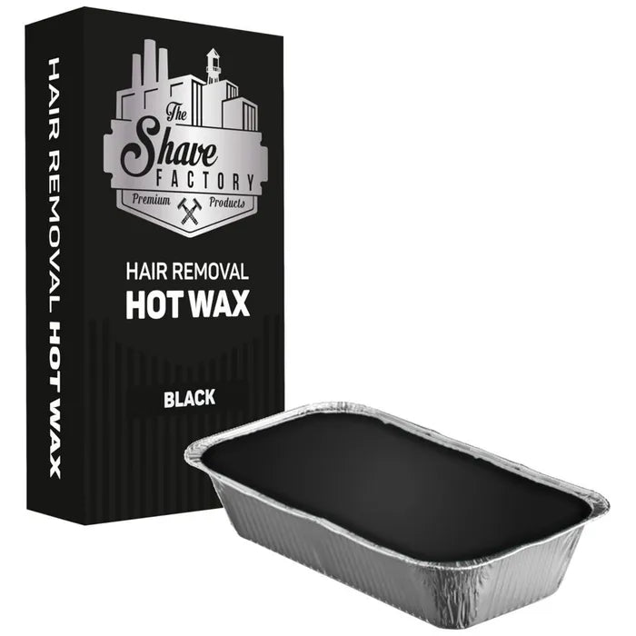 THE SHAVE FACTORY HAIR REMOVAL HOT WAX BLACK 500 G