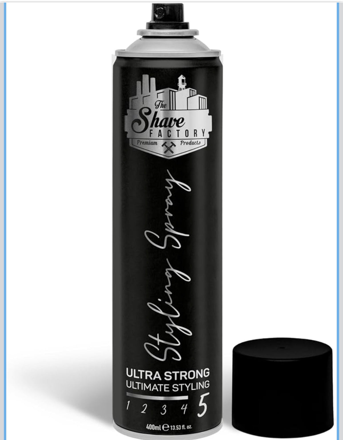 The Shave Factory Haarspray Ultra Strong 5/5 – Glanz-Finish, 400 ml
Professionelles Friseur-Haarspray mit Haltstufe 5/5 für lang anhaltende Fixierung, kontrolliertes Styling und Glanz.