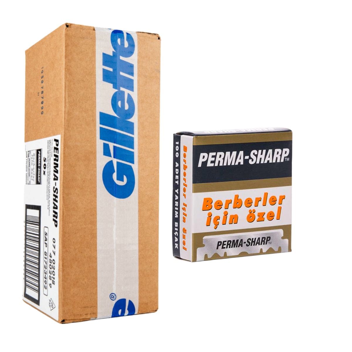 GILLETTE PERMASHARP RASIERKLINGEN 50ER PACK (5000 STÜCK)
