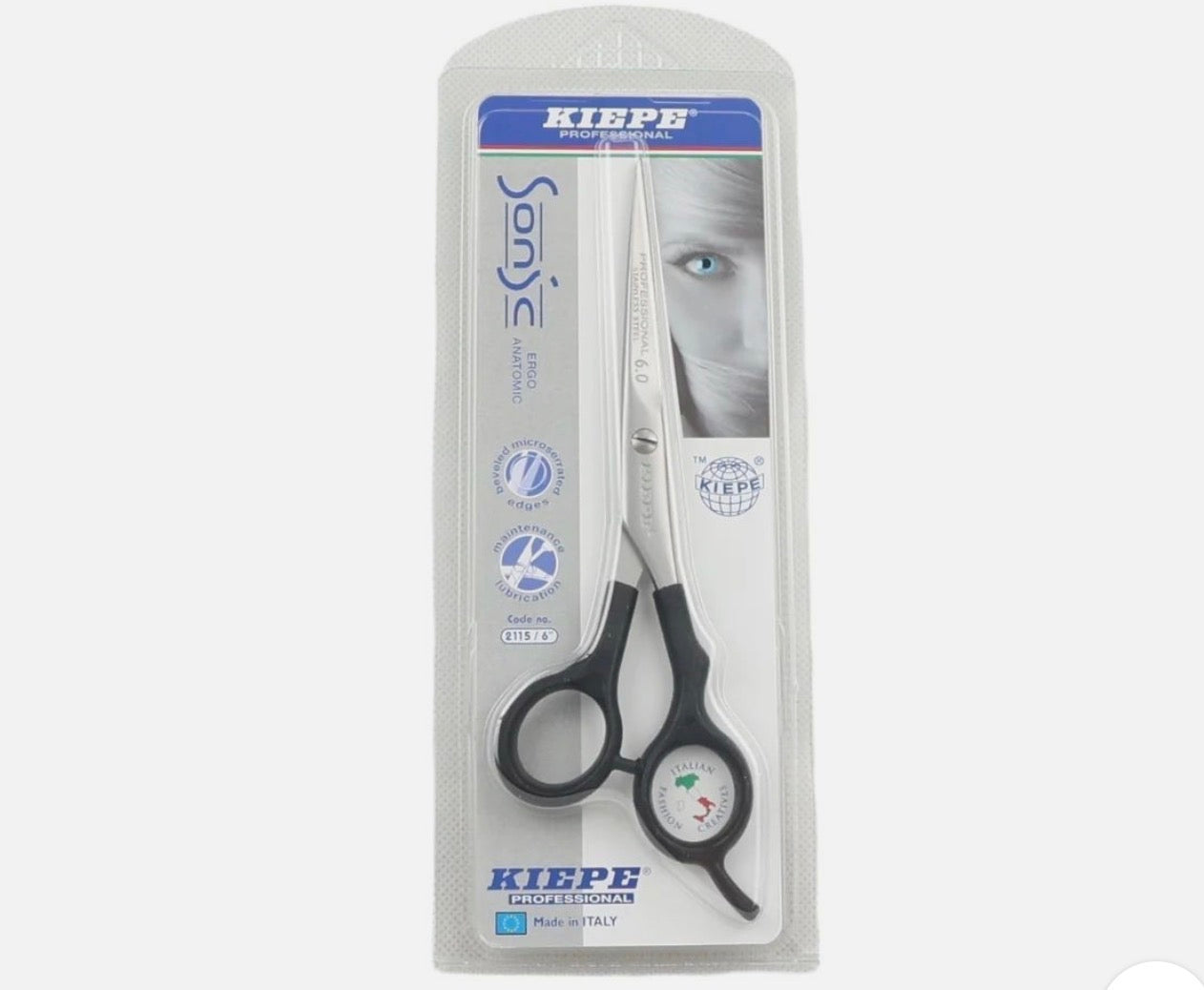 Kiepe 2115 Sonic Ergo Anatomic Schneideschere – 6″ (16 cm), ergonomisch