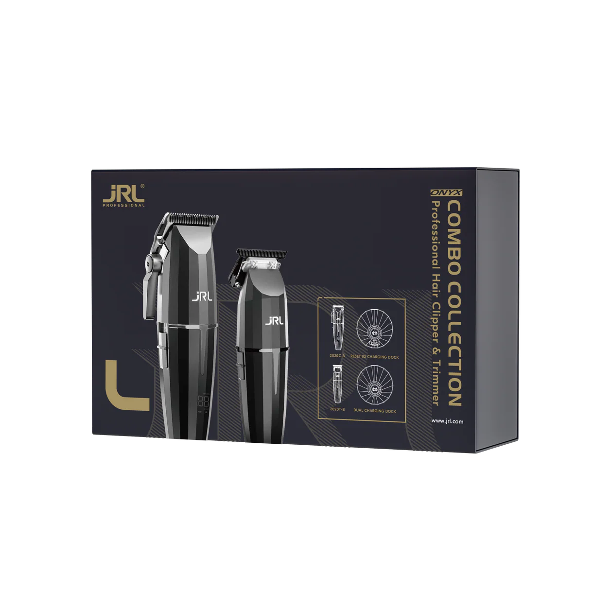JRL ONYX COLLECTION Combo Kit mit Clipper & Trimmer
"Dein Profi-Duo für präzise Schnitte und Konturen!"