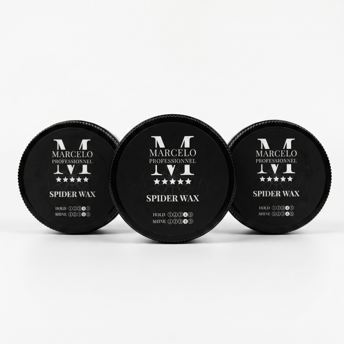 3X MARCELO SPIDER WAX 150ml HOLD 4 Haarwachs für Männer und Frauen | Maximale Kontrolle