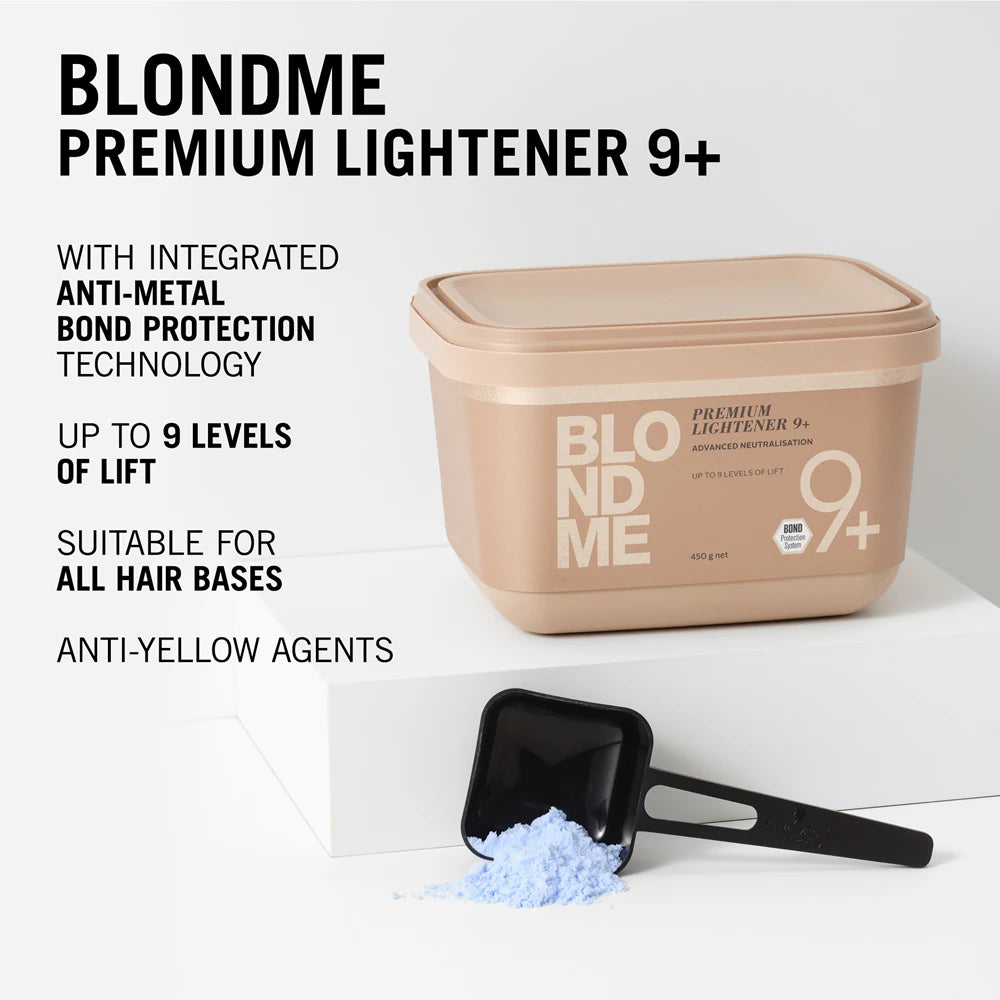 Schwarzkopf BLONDME Premium Lightener 9+ 450 g Blondierpulver