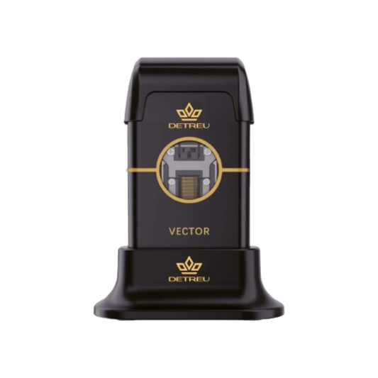 Detreu - Folienrasierer - Headline Double Foil Shaver gold-schwarz