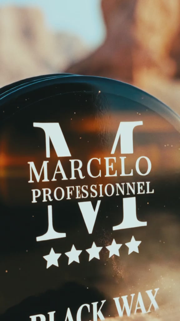 Video laden: MARCELO BLACK WAX HAARFARBE-WACHS (COLOR HAIR WAX) SCHWARZ 150ml